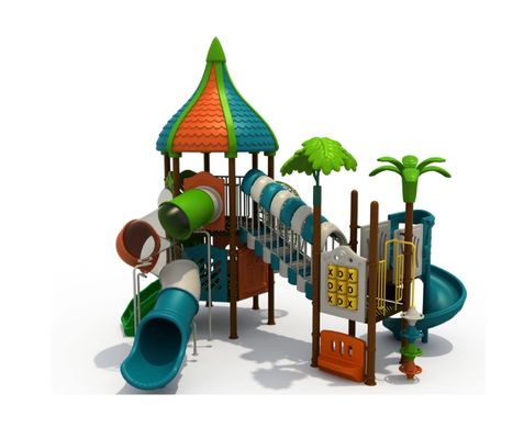 ODM Proyecto de parque acuático al aire libre para niños Equipo de juegos Tubos de tobogán plástico