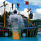 Patio anti Aqua Park Slides del moho del barco pirata de la diapositiva de la torre de agua de la fibra de vidrio