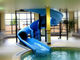 Color azul de la fibra de vidrio de una pieza del tobogán acuático de la piscina del ciclón para Aqua Park