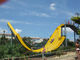 Diapositiva del parque del agua de la forma del plátano Tobogán acuático multicolor del péndulo de 12 metros