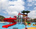 Casa grande de la despedida del agua de la fibra de vidrio del OEM Aqua Park Playground Water Slide