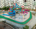 Tobogán acuático residencial Aqua Park Fiberglass Water House del patio para los niños