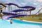 Parque de diversiones personalizado Viajes de fibra de vidrio para la diversión Slide de tubo Aqua Play sobre el parque acuático subterráneo