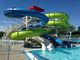 Parque de diversiones personalizado Viajes de fibra de vidrio para la diversión Slide de tubo Aqua Play sobre el parque acuático subterráneo