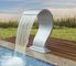 Accesorios para piscinas de metal SPA Cabeza de fuente de acero inoxidable Cascada Cascada exterior
