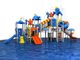 OEM Parque de juegos al aire libre Niños grandes toboganes de agua de plástico