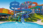 OEM Parque acuático de diversiones al aire libre Juegos de deportes acuáticos Piscina tobogán de fibra de vidrio para niños