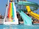 Equipo de parque acuático Parque de juegos Fibra de vidrio Slide Set para niños
