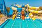 Atracción Parque acuático para niños tobogán de 5 metros de ancho para piscina