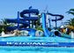 ODM Agua Amuse Parque acuático paseos tobogán de fibra de vidrio para piscina