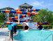 Parque de diversiones al aire libre juegos para niños paseos acuáticos tobogán de fibra de vidrio en venta