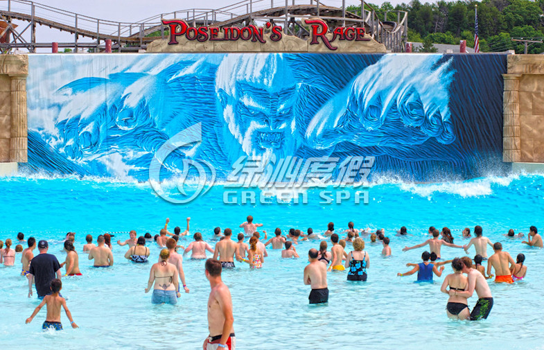 Tsunami Artificial Del Centro Vacacional De La Resaca De La Piscina Exterior De La Onda Para Los Ninos Los Adultos