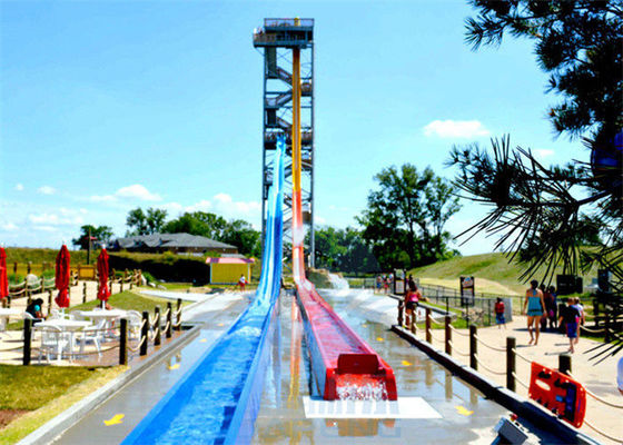 diapositiva de la piscina de la diapositiva de los 20M Speed Kamikaze Water combinada para los adultos