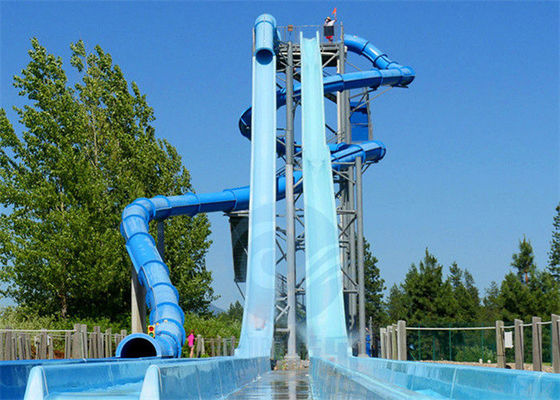 Tobogán acuático libre de la caída de la velocidad de la fibra de vidrio de Aqua Park Kamikaze Water Slide