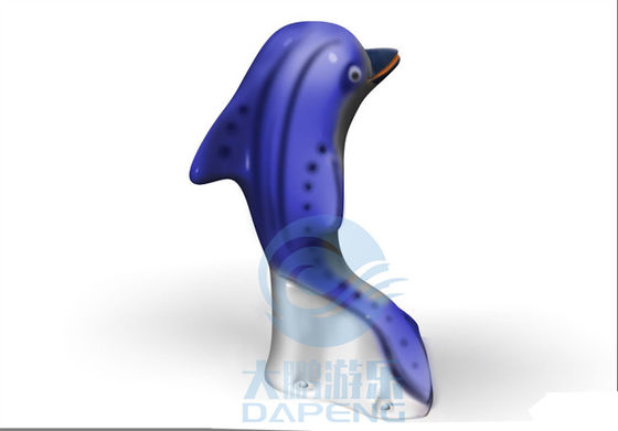 Regadera de Aqua Water Toys Fiberglass Dolphin del patio para el cojín del chapoteo