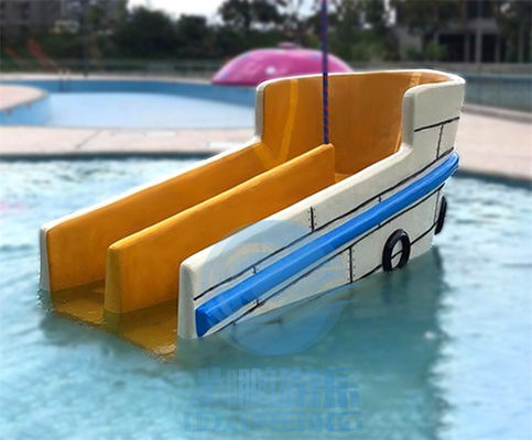 Parásitos atmosféricos antis de Mini Pool Slide Fiberglass Water del parque de la diapositiva comercial de la piscina para el hotel