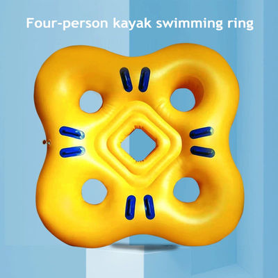 OEM Slide Raft Swim Ring Tube Floating Multi - Persona con mango para el parque acuático