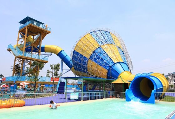 Un buen precio. forma al aire libre del Presidente de la fibra de vidrio del tobogán acuático adulto grande de la altura del 18m en línea