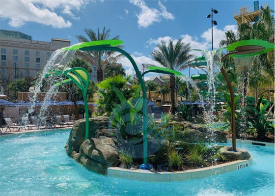 Un buen precio. Fuente SS 304 de la piscina de la cascada de la hoja del Trapa de la puntilla para el parque del chapoteo en línea