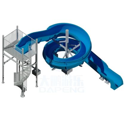 Un buen precio. Entretenimiento Parque infantil juguetes de fibra de vidrio patio trasero piscina tobogán acuático en línea