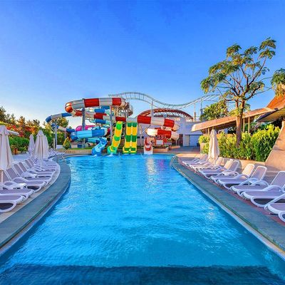 Un buen precio. ODM Parque de diversiones de Guangzhou Juego de verano Equipo de piscina acuática tobogán para adultos en línea