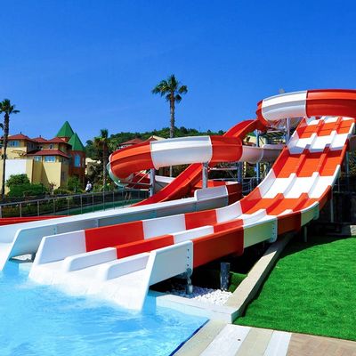 Un buen precio. Niños Parque de juegos al aire libre Accesorios de piscina Fibra de vidrio tobogán para niños en línea