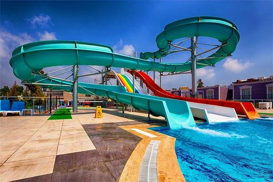 Un buen precio. Carnaval Amusement Rides Parque acuático de juguetes Piscina acuática para niños tobogán de fibra de vidrio en venta en línea