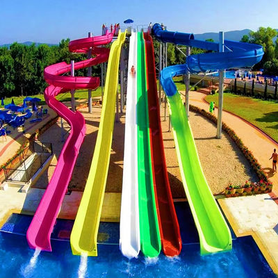 Un buen precio. Durable 6-8mm Thickness Fiberglass Water Park Slide with Over 10 Years Service Life and Customized Size en línea