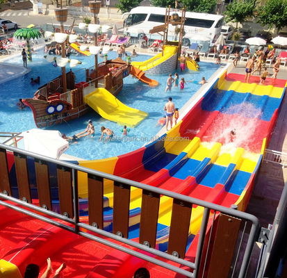 Un buen precio. Water Park Manufacturer Fiberglass Swimming Pool Slides Project Popular Commercial Aqua Park Water Slides For Sales en línea