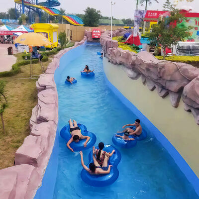 Un buen precio. Parque acuático comercial equipo de deriva en el río perezoso uso para parques acuáticos y resorts personalizado 100m comienza en línea