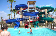 Large Outdoor Commercial Grade Fiberglass Water Slides Swimming Pool for Kids and Adults