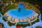 OEM Parque acuático gran azul piscina de olas de tsunami máquina de surf artificial de acero anti-UV para la venta
