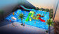 Toboganes acuáticos ULTRAVIOLETA antis de la familia de la fibra de vidrio de Aqua Park Playground Spray Park