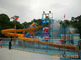 Corrosión anti de la diapositiva grande del chapoteo de la fibra de vidrio de la familia de Aqua Park Playground Water Slide