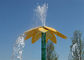 Altura colorida de la fuente los 3.0m del parque del agua del estilo de la flor de Aqua Park Water Splash Pad