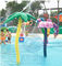 Hojas y Lotus For Children Aqua Park de rociadura del agua del equipo del parque del agua