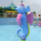 Equipo del parque temático del agua, espray del Seahorse del juego del agua de la fibra de vidrio para los niños