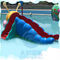 El CE del tobogán acuático de Caterpillar de la fibra de vidrio de Aqua Park Mini Pool Slide aprobó