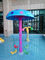 Sistema del oscilación de la seta del agua de la fibra de vidrio de los juegos de Aqua Park Equipment Kids Pool