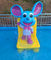 Erizo y payaso Sprinkler, ratón de la piscina de los niños y juguetes de la decoración del goteo de la rana