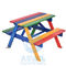 Sistema no tóxico multicolor del banco de la mesa de picnic de 4 niños de Seat de los accesorios de la piscina