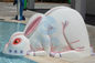 Tobogán acuático animal del conejo de la altura del tobogán acuático el 1.1m de la piscina de la fibra de vidrio para la pequeña piscina