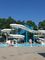 Parque de ejercicios al aire libre Parque acuático Equipo de parques acuáticos Fibra de vidrio tobogán para piscina al aire libre