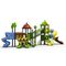 ODM Colorido Parque de juegos al aire libre Niños Play Area Playhouse de plástico Slide