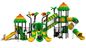 OEM Parque de juegos al aire libre Gran casa de juegos de árboles de plástico con juego de toboganes en espiral