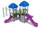 OEM Parque de juegos acuático al aire libre Playhouse de toboganes de plástico para niños