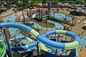 Instalaciones del parque acuático de diversiones OEM Tubos de piscina subterránea Gran tobogán de agua