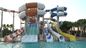 Adultos Slide de fibra de vidrio multi al aire libre para parque acuático de diversiones Parque de juegos