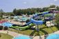15m de altura Piscina de fibra de vidrio tobogán con tema acuático Parque de diversiones Equipos para niños