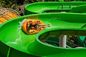 Parque acuático de fibra de vidrio OEM Deslizamiento de 2 personas Aqua Atract Parque Juegos Atletismo